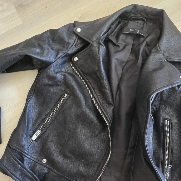 Zara Pleather woman's Jacket - Picture 3 of 6